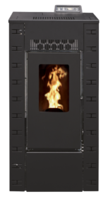 Poêle à Granulés Etanche EMAFLAM DALA 7,92 kw Noir avec wifi – Image 2