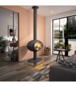 Poêle à bois BRIO sur pied – INVICTA – Image 2